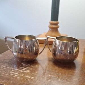 Elegant Silver Serveware Set